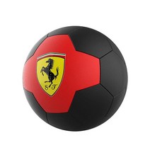 미국발송 DAKOTT 페라리 No. 3 미니 사이즈 19.1cm(7.5인치) 축구공 레드/블랙, Size 3, RED/BLACK
