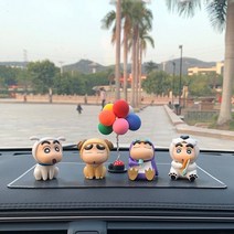 자동차 피규어 7종 세트 자동차 차량 장식 인테리어 장식 소품, 짱구  피규어 5종 세트, 1개