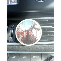 차량용 고체 포토 디퓨져 석고방향제 송풍구 탈부착, 베이비파우더향