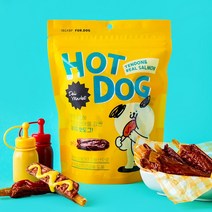 델리마켓 오래먹는 한우 소떡심 핫도그 18g x 8p - 오리 연어 칠면조 치킨, 1개
