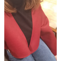 노카라모직숏자켓