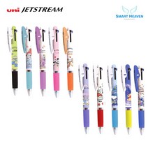 NEW 유니 제트스트림 3색 볼펜 캐릭터 2021 ver.2, 아리엘민트, 아리엘민트