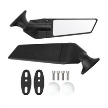 바이크 오토바이 자전거 사이드미러 거울 룸미러 혼다 cbr250r cbr300r 용 2 pcs 대형 비전 회전식 백미러 수정 바람 날개 조절 가능한 사이드 미러 105, 큰 거울