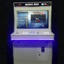 가정용 추억의 오락실 게임기 오락기 스텐드 32화이트, 2D 2200게임