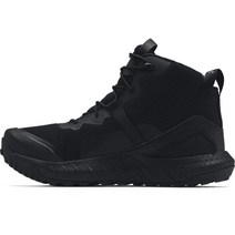 Under Armour 남성용 마이크로 G 발세츠 미드 밀리터리 텍티컬 부츠 블랙 (001)/블랙 10.5 US, Black (001)/Black