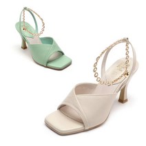 세라구두 (SAERA) S21S025 체인장식토인트 스트랩 샌들 2color