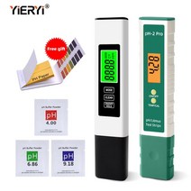 PH 측정기 수질 meter 미터 2 대 휴대용 디지털 온도 TDS EC pH 테스트 펜 LCD 디스플레이 Litmus 테스터 순도 검출기 5 in1, [01] TPH01692