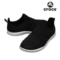 [크록스] 여성 스위프트워터 크로스 스트랩 / 203997-066 블랙 / 신발 가벼운신발