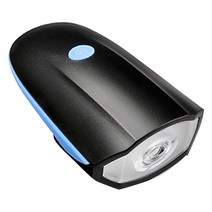 KINGSIR 자전거 LED 라이트 전자벨 충전형, 1개, 블루