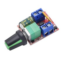 미니 5A PWM 최대 90W DC 모터 속도 컨트롤러 모듈 3V 6V 12V 24V 35V 속도 제어 스위치 LED 조광기