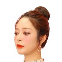 가발매니아 올림머리 당고머리 가발 미니, 초코브라운, 1개