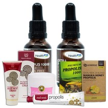 HealthUp Propolis Extract A/F 헬스업 프로폴리스 10000 알코올 프리 25ml(0.8oz) 2팩