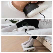 폭신폭신한 홈케어 안마베개 종아리 목 어깨 온열 마사지기 슬리밍케어 베개 쿠션 안마기