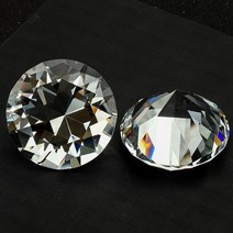 유리문진 민들레 문진 크리스탈 다이아몬드 모양 문진 장식 컷 유리 거대한 보석 웨딩 Diy 쥬얼리 공예 크, 02 clear_01 20mm