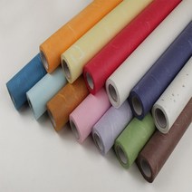 한지 롤운용한지13색, 1개, 황토색