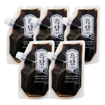 마녀의부엌 흑당버블티 흑당시럽 300g 5개