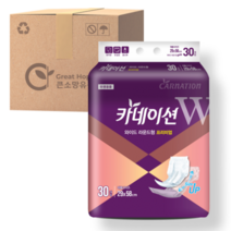 카네이션 와이드라운드 고급 30매 4팩, 30개, 4개