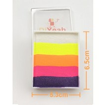 페이스 바디 페인팅 임시 문신 페인트 할로윈 얼굴 메이크업 안료 50 그램/개 여러 가지 빛깔의 시리즈 아트 분할 케이크, [10] 1 pc regular color