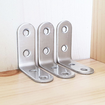 스텐꺽쇠 코너철 목재 코너연결 브라켓 40x40x16, 1개