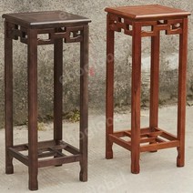 화분테이블 원목 거실 화분대 꽃받침대 레트로 엔틱 거치대 스탠드 정원 카페 장식, 일반잡목배색(31X31X80)