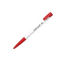 모나미 소프트볼 플러스 유성펜 0.4mm, 적색, 24개입