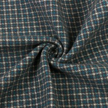 AB면 잔체크 모직 원단 여성의류 원단 레드체크 모직 원단, 3, 하나