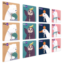 리빙아크 모던디자인더블후크 동물디자인후크 세트 매직후크 벽걸이 벽고리 접착식후크, 동물디자인후크 12개 + 리빙후크 10개 세트, 1세트