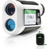 ARTBULL 레이저 골프거리 측정기 충전식 + 터치스크린 한국어 설명서, A하얀색
