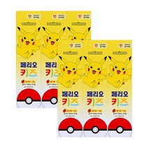 페리오키즈 포켓몬스터 키즈 치약 딸기향 75g 6개, 단품
