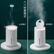 자동차 아로마 테라피 가습기 해파리 공기 정화 가습 탈취 기계 나노 분무 소형 자동차 분위기 조명, 흰색 V13 충전 버전
