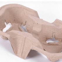 물결종이컵 크라프트종이컵 크래프트용기 20PCS 일회용 종이 펄프 컵 트레이 친환경 차, 보여진 바와 같이