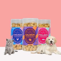 아베크 펫 동결건조 간식 골라담기, 야채랑 북어 큐브60g 1개, 60g