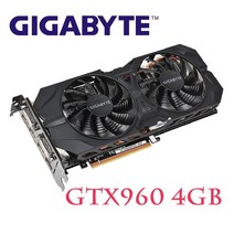 CPU 데스크탑 그래픽카드 GTX 960 4GB 그래픽 카드 128Bit GDDR5 GPU 비디오 NVIDIA Geforce GVN960WF2OC4GD Hdmi Dvi 사용