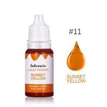 틴트용 신형 10ml 액체 색소 안료 염색 착색제 수유 양용 틴트 Diy 점액 사탕 베이킹 아이스크림 색상: 11, 상품 상세페이지 참조, 상품 상세페이지 참조