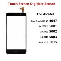 터치패널 터치 스크린 Alcatel U5 3G 4047 1V 5001 1B 5002 1C 5003 POP3 5015 LCD 디스플레이 전면 패널 센서 디지타이저 부품 교체, [05] 5003 Black