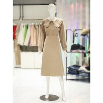 ab.f.z [ab.f.z] 프릴카라 진주버튼 원피스 (AAW4HO38K)