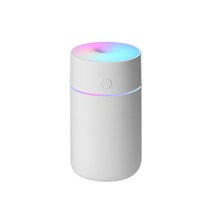 USB 충전 휴대용 미니 가습기 230ml 자동차 가정용 LED 조명 공기 청정기, 01 230ml white