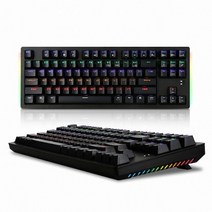 앱코 HACKER K315 텐키리스 게이밍 기계식 키보드, 갈축