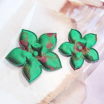 명절 오잎꽃 초음파장식-소/대 (10개 묶음), 그린