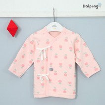 달퐁 코랄튤립배냇저고리 겨울 신생아 아기 배냇가운