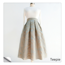 티피/Teepie 여성 벌룬 스커트 청록색 스커트