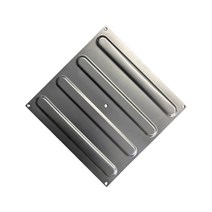 시각장애 보도 블럭 점자 패드 블록 매트 바닥 가이드, SUS304 스트립 패턴 250x250mm