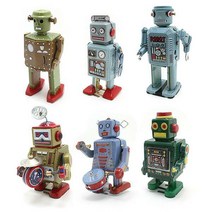 빈티지 틴토이 양철 로봇 시리즈 태엽장난감 6종, 봉구