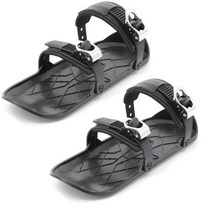 미니스키 짧은 숏 블레이드 스키 플레이트 장비 스노우 쇼트 인라인 보드, 01 YELLOW