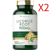 [2통] Carlyle Licorice Root Capsules 900mg 300캡슐