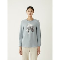 올리비아로렌 2022 봄 플라워 블라우스형 티셔츠 VOCALYS2211