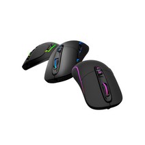 유선 게이밍 광마우스 TRON G10 Pro Reborn RGB 매트, 블랙