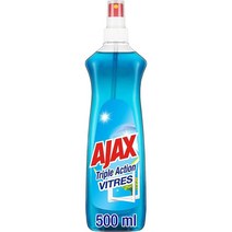 프랑스 AJAX 아약스 다목적 글래스 세정제 세제 클리너 스프레이 500ml 2팩, 2개