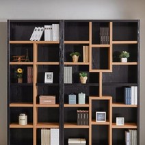 슬림책장 서재장 틈새책꽂이 H6262 세트 7colors 거실 공간분리 수납함, 연그레이크림