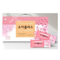 소이플러스 발효콩으로 단백질보충 면역증대 20g 30포, 소이 플러스